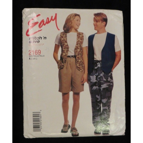 1999 Easy Stitch n Save McCall's PATTERN Unisex - Picture 1 of 2